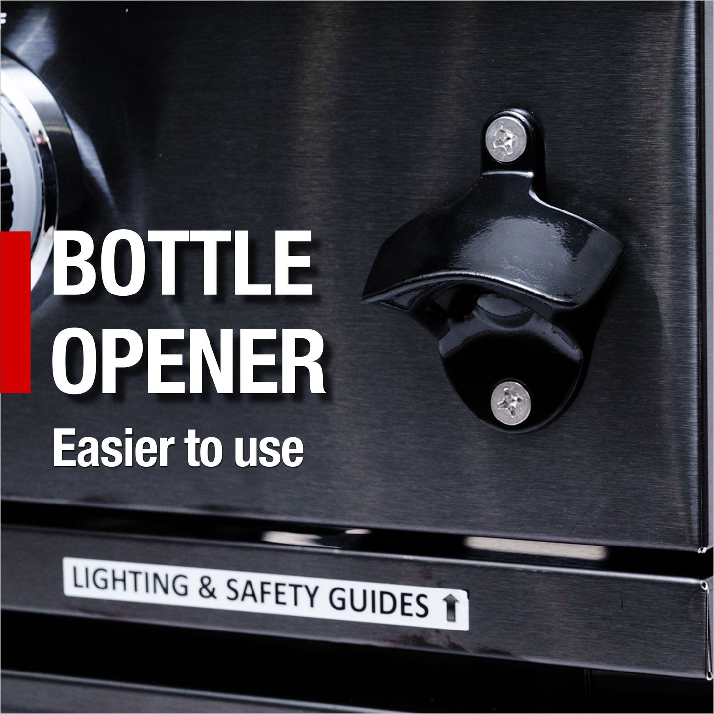 32 in. Sunzout Black Steel 4 Burner Grill For Modular Outdoor Kitchens - Sunzout Outdoor Spaces LLC