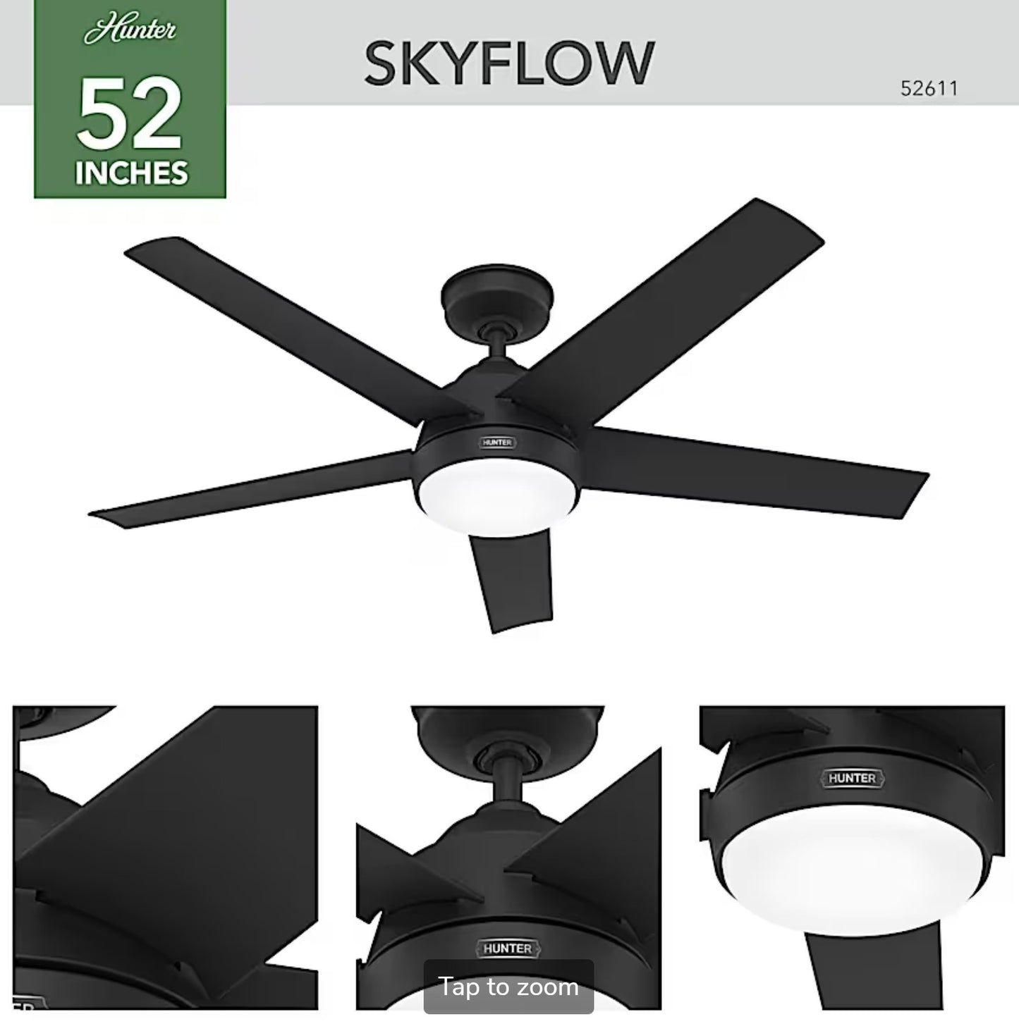 Skyflow Outdoor with LED Light 52 inch