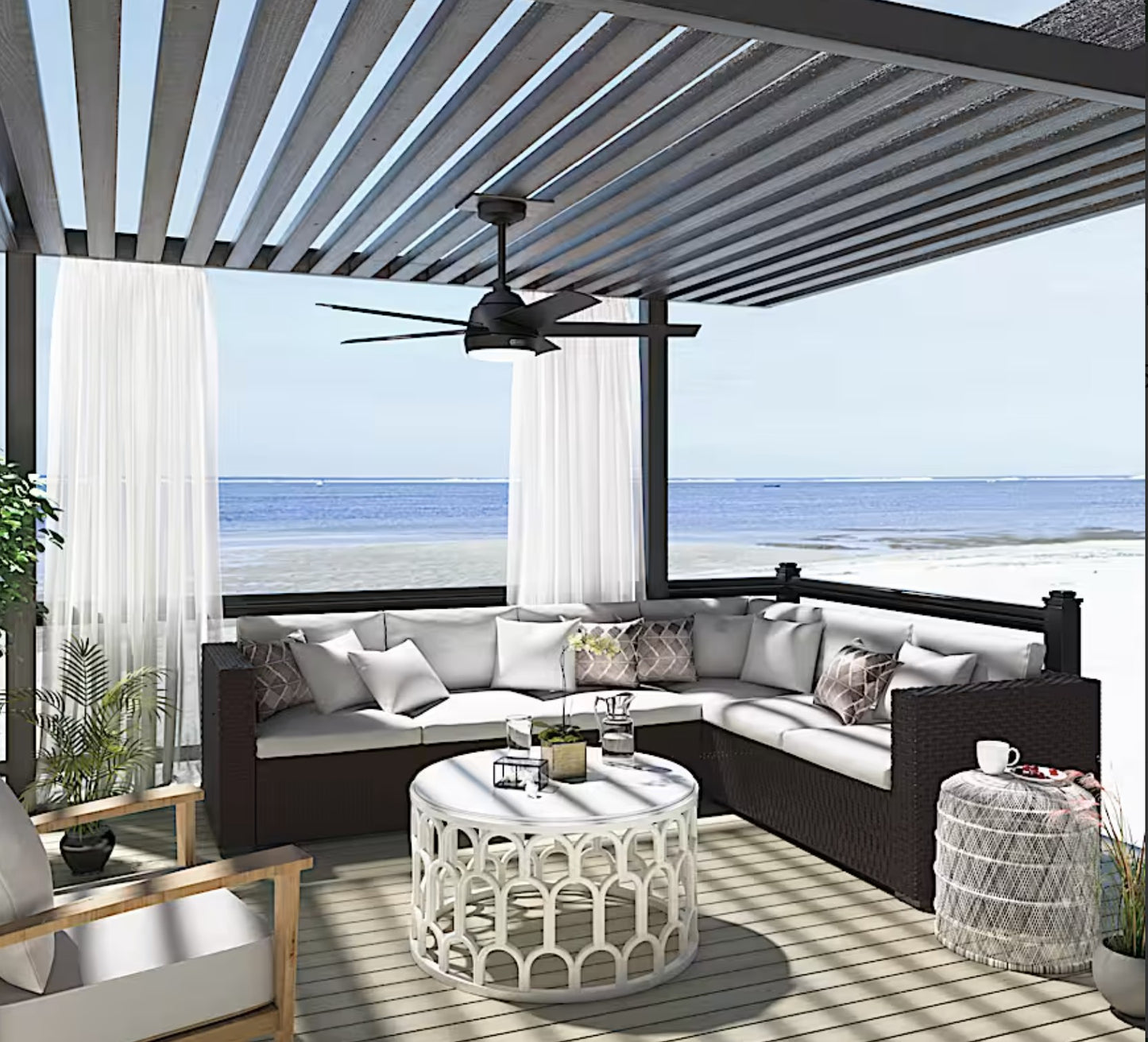Skyflow Outdoor with LED Light 52 inch