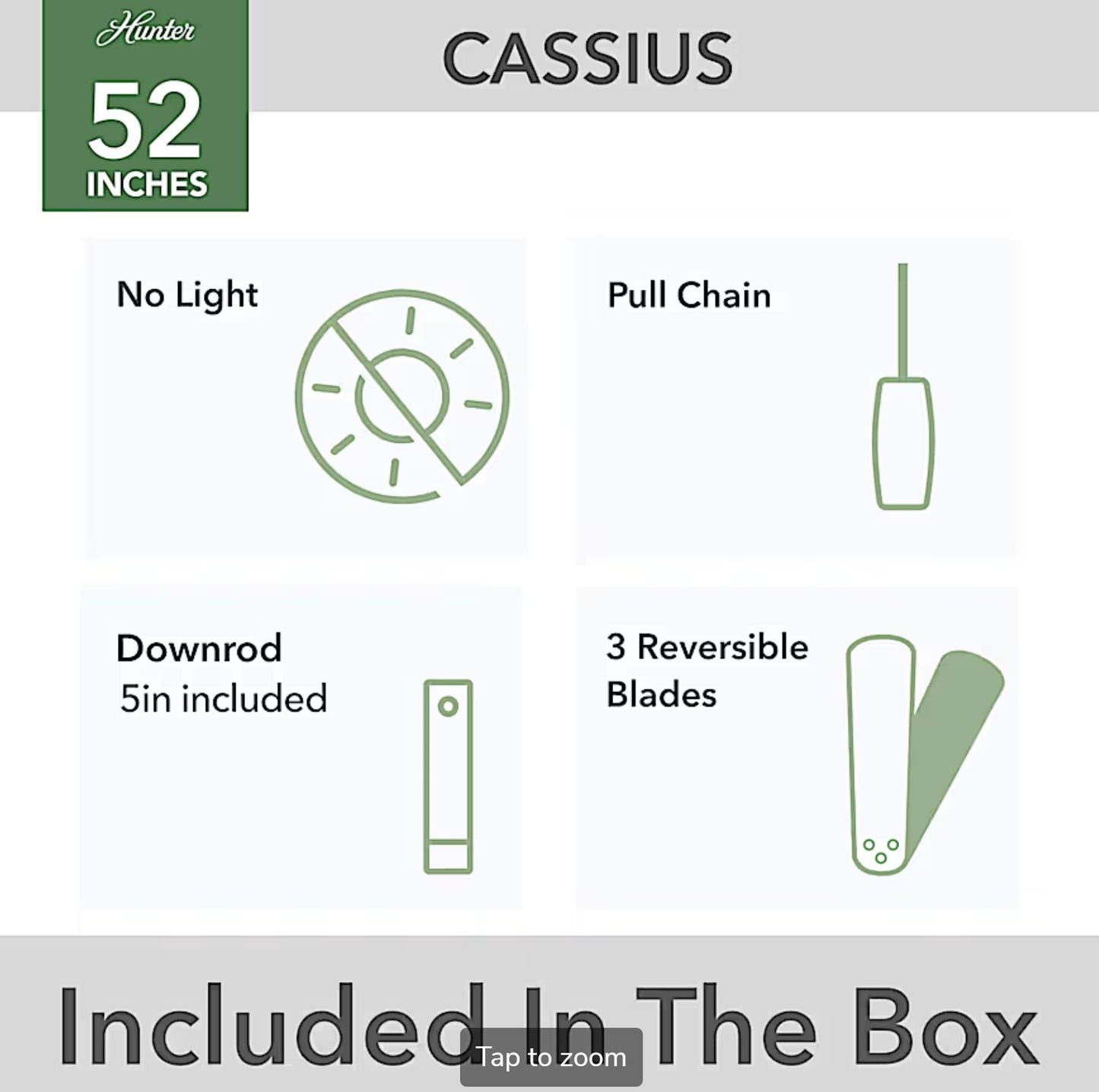 Cassius Outdoor 52 inch