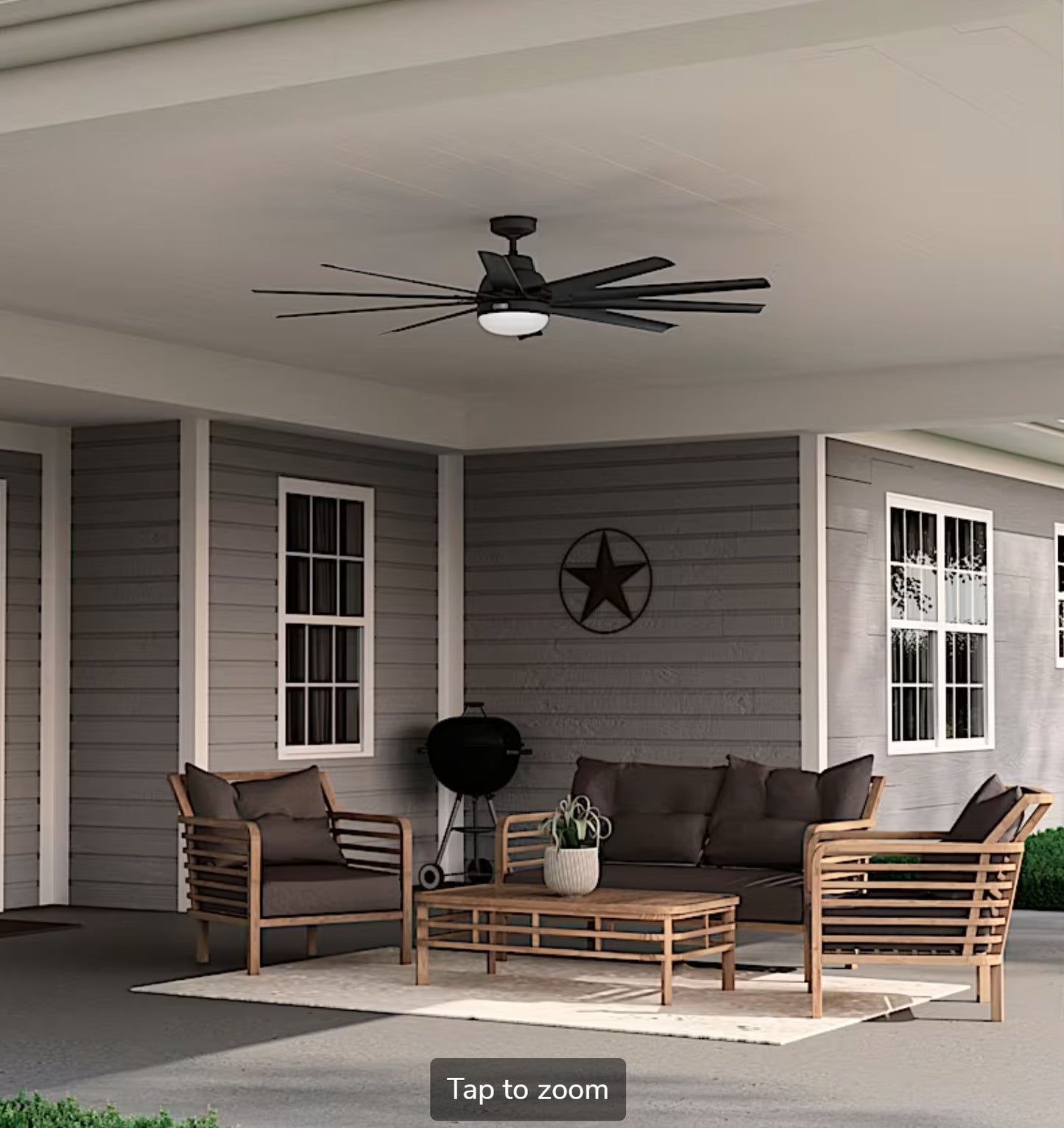 Overton Outdoor ENERGY STAR with LED Light 72 inch