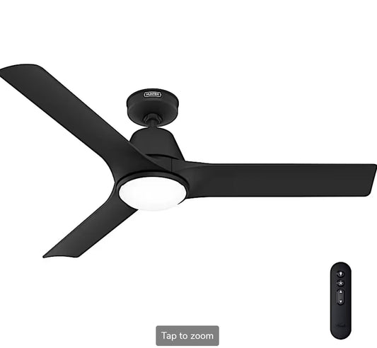 Aeronaut Outdoor Smart Fan with LED Light 52 inch with Remote - Sunzout Outdoor Spaces LLC