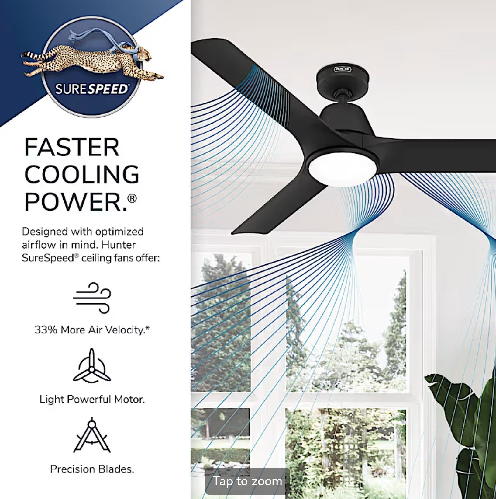 Aeronaut Outdoor Smart Fan with LED Light 52 inch with Remote - Sunzout Outdoor Spaces LLC