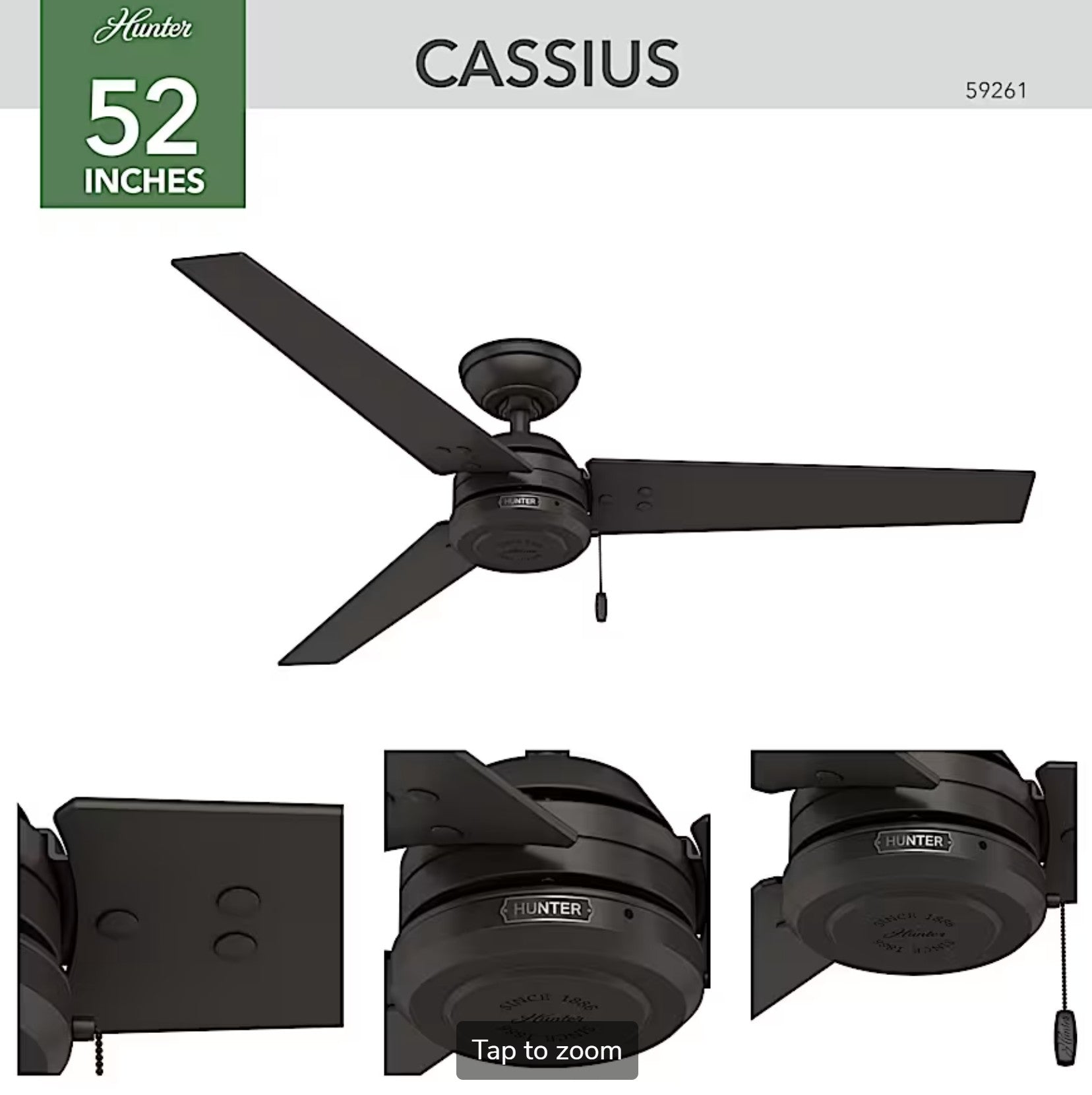 Cassius Outdoor 52 inch - Sunzout Outdoor Spaces LLC