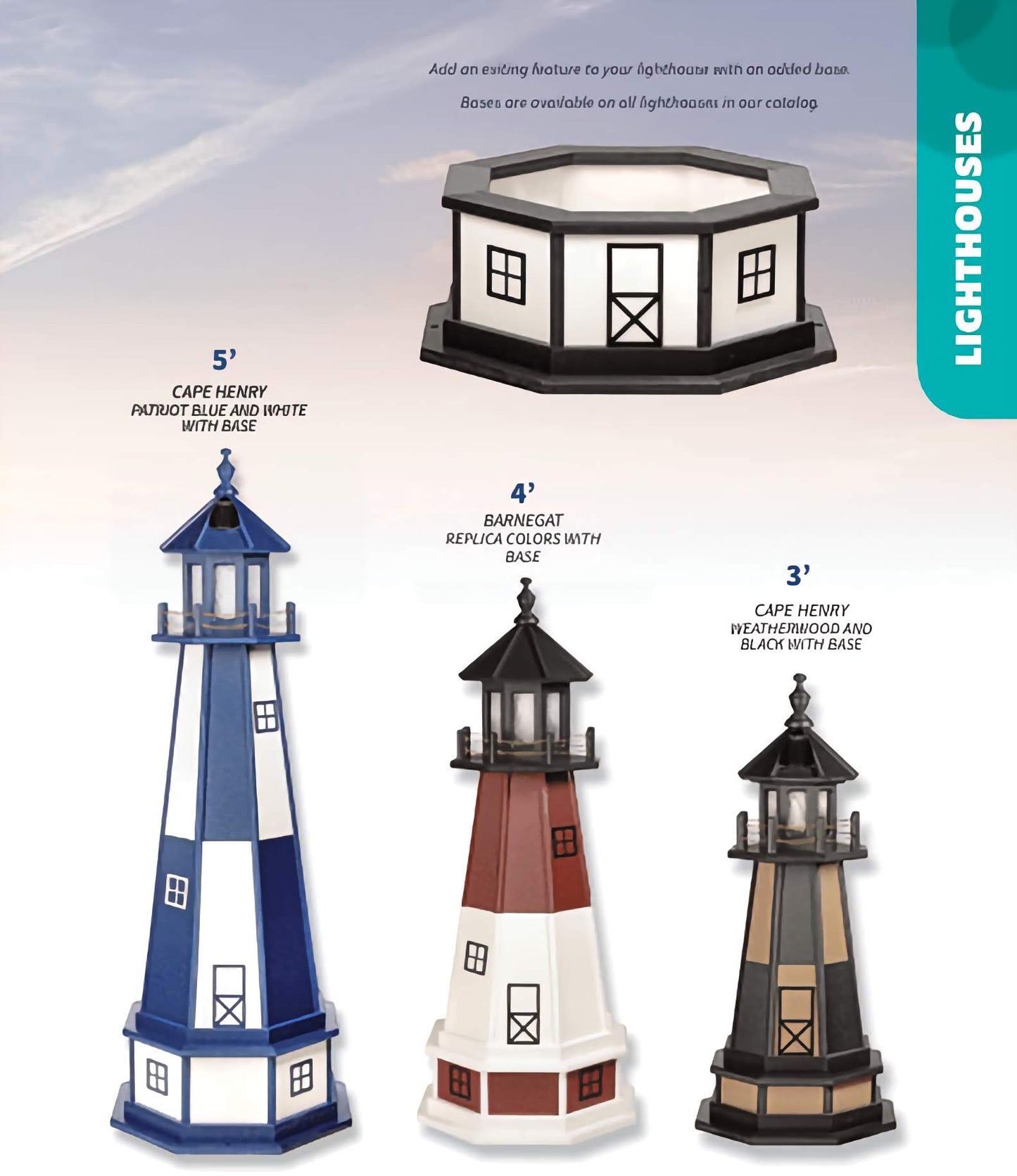 Custom Garden Lighthouse - Sunzout Outdoor Spaces LLC