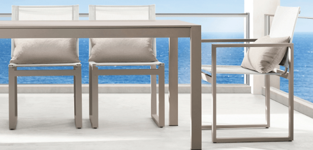 Delray Collection - Premium Aluminum Outdoor Dining Set - Sunzout Outdoor Spaces LLC