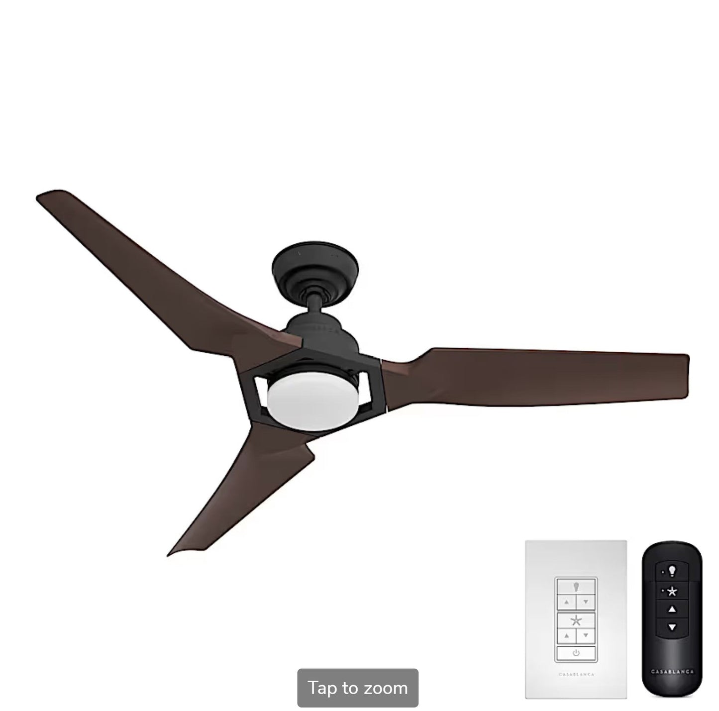 Eula Outdoor ENERGY STAR DC with LED Light 52 inch with remote and wall control - Sunzout Outdoor Spaces LLC