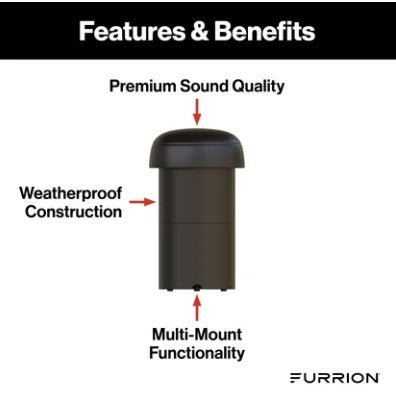 Furrion Aurora 10" Multi - Mount DVC Subwoofer - Veranda Series - Sunzout Outdoor Spaces LLC