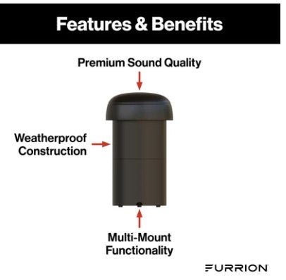 Furrion Aurora 8" Multi - Mount DVC Subwoofer - Terrace Series - Sunzout Outdoor Spaces LLC
