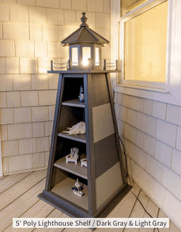 Garden Lighthouse Shelves - Sunzout Outdoor Spaces LLC