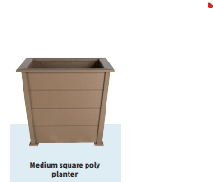 Garden Planters - Poly - Sunzout Outdoor Spaces LLC
