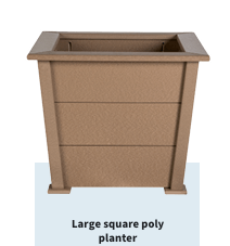 Garden Poly Planters - Sunzout Outdoor Spaces LLC