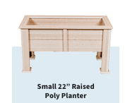 Garden Raised Poly Planter - Sunzout Outdoor Spaces LLC