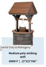 Garden Wishing Well - Poly - Sunzout Outdoor Spaces LLC