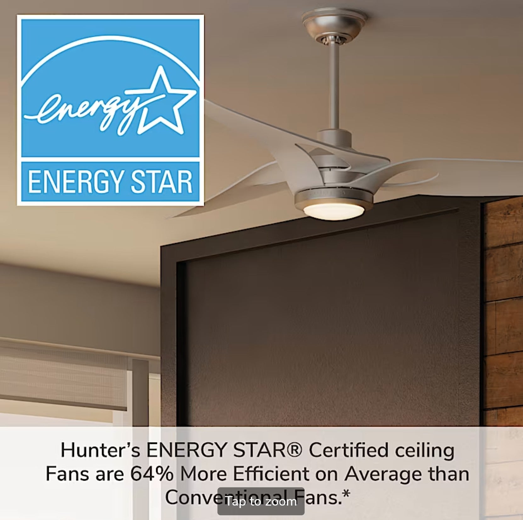 Inez Outdoor ENERGY STAR DC with LED Light 60 inch with remote and wall control - Sunzout Outdoor Spaces LLC