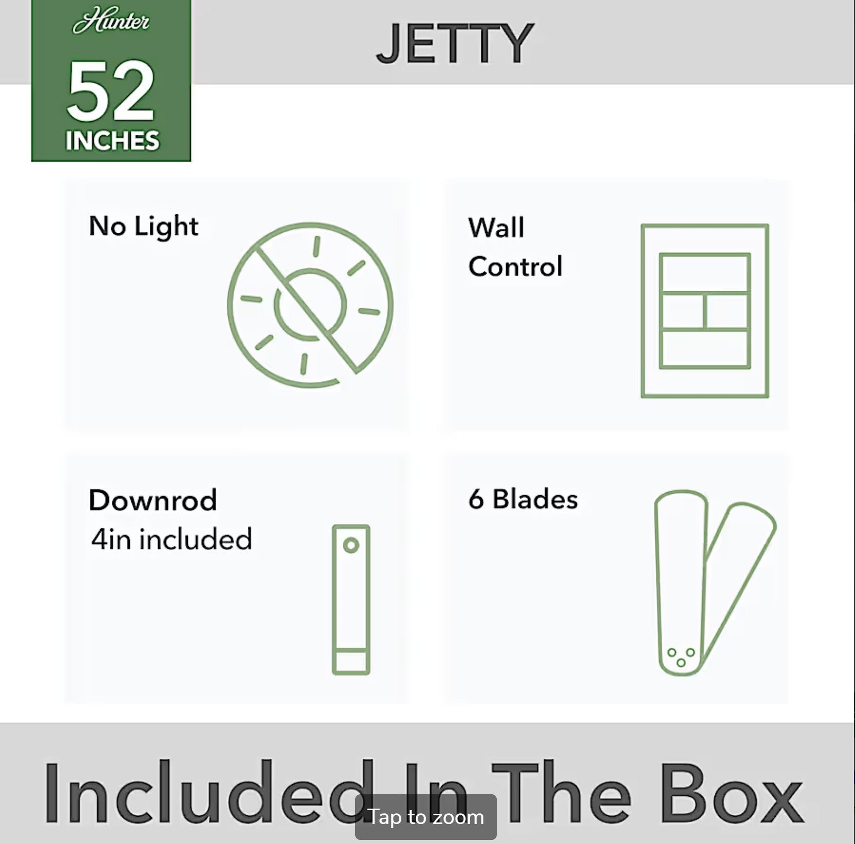 Jetty Outdoor 52 inch - Sunzout Outdoor Spaces LLC