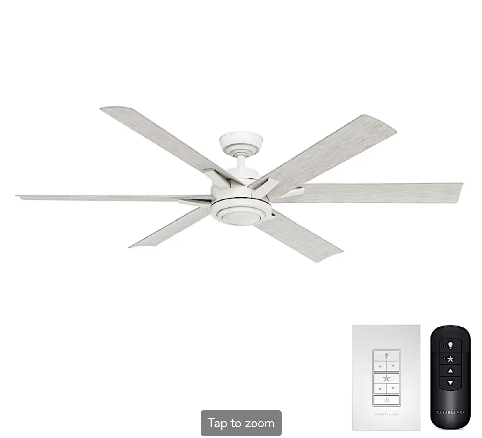 Melia Outdoor ENERGY STAR DC with LED Light 65 inch with remote and wall control - Sunzout Outdoor Spaces LLC