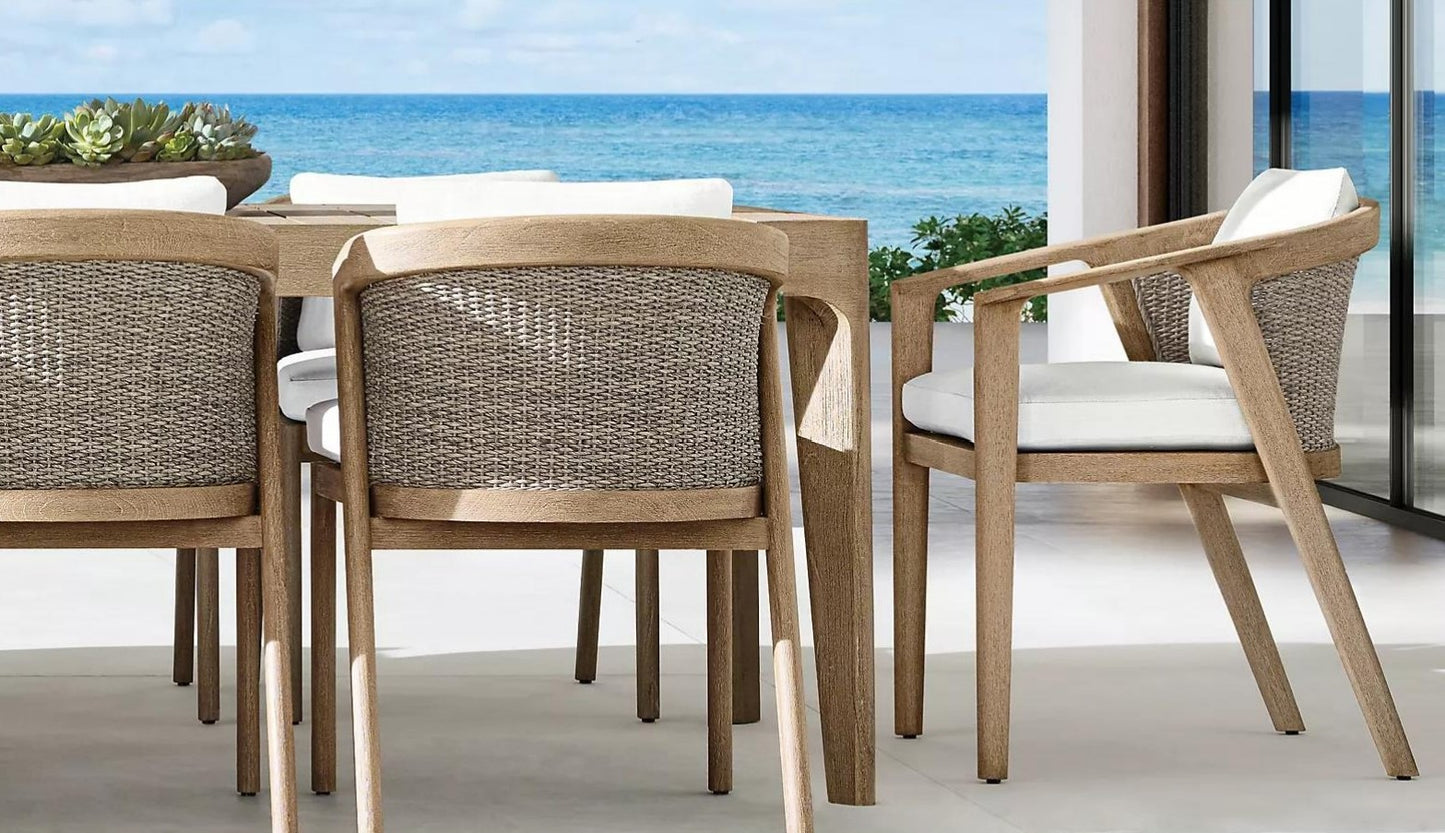 Miromar Lakes Collection- Outdoor Premium Teak Wood Dining Set