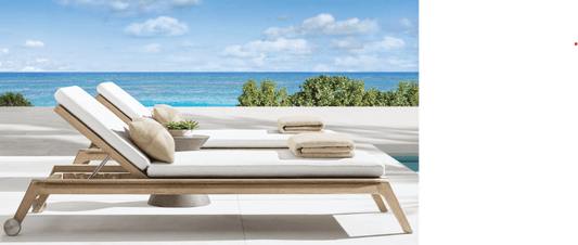 Miromar Lakes Collection - Outdoor Premium Teak Wood Sun Lounger - Sunzout Outdoor Spaces LLC