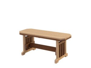 Mission Outdoor Dining Furniture - 48" with Benches - Sunzout Outdoor Spaces LLC