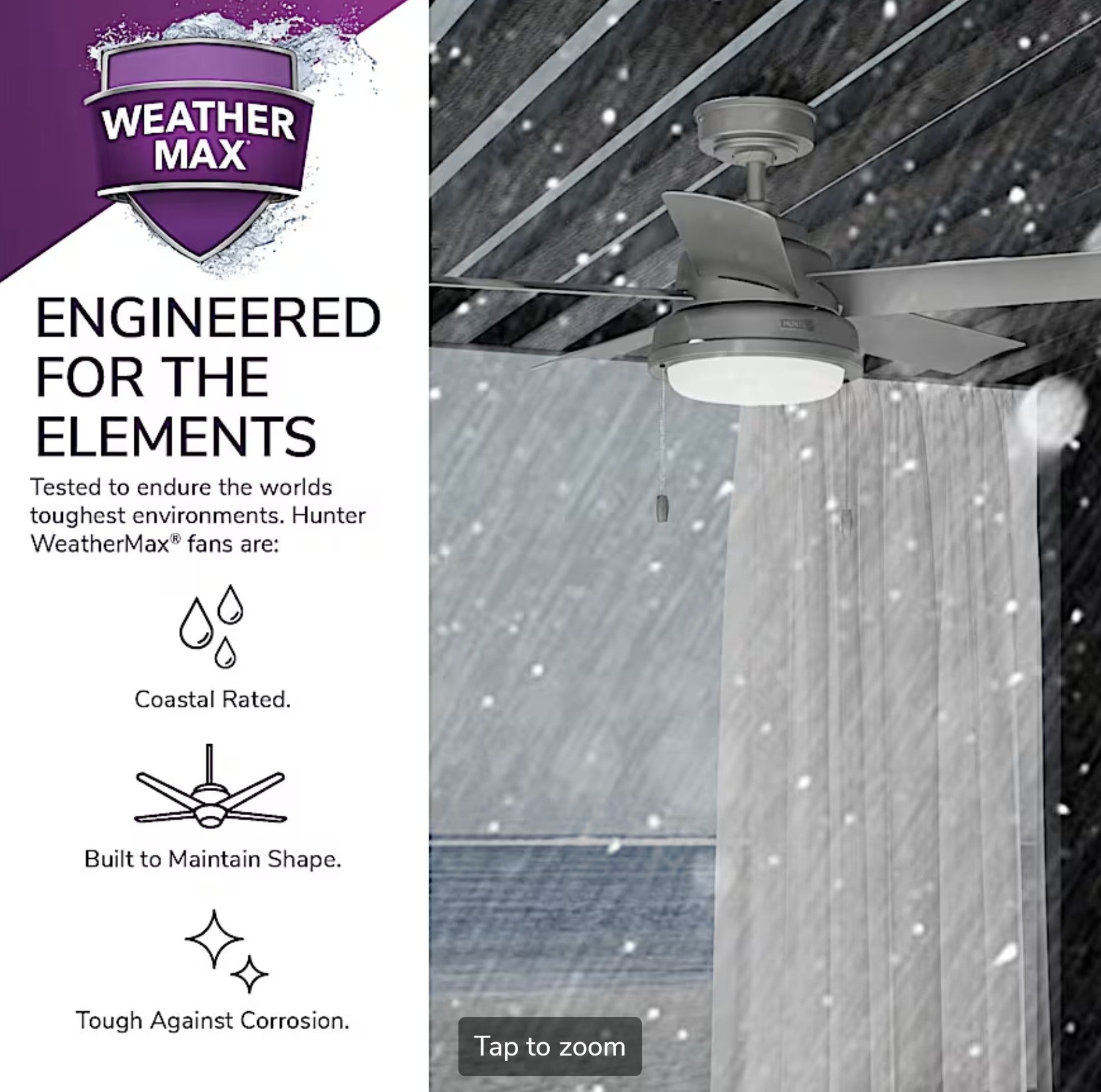 Seawall Outdoor with LED Light 44 inch - Sunzout Outdoor Spaces LLC