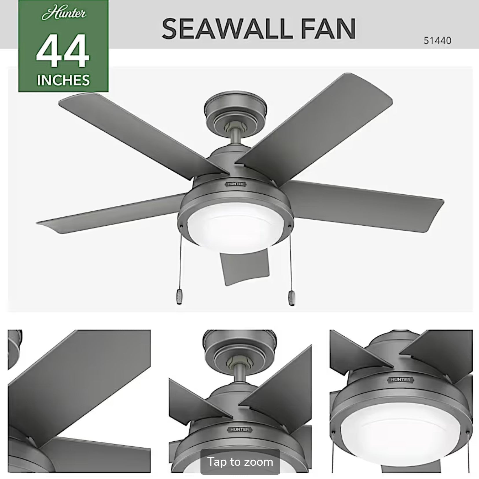 Seawall Outdoor with LED Light 44 inch - Sunzout Outdoor Spaces LLC