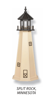 Split Rock Minnesota Replica Garden Lighthouse - Sunzout Outdoor Spaces LLC