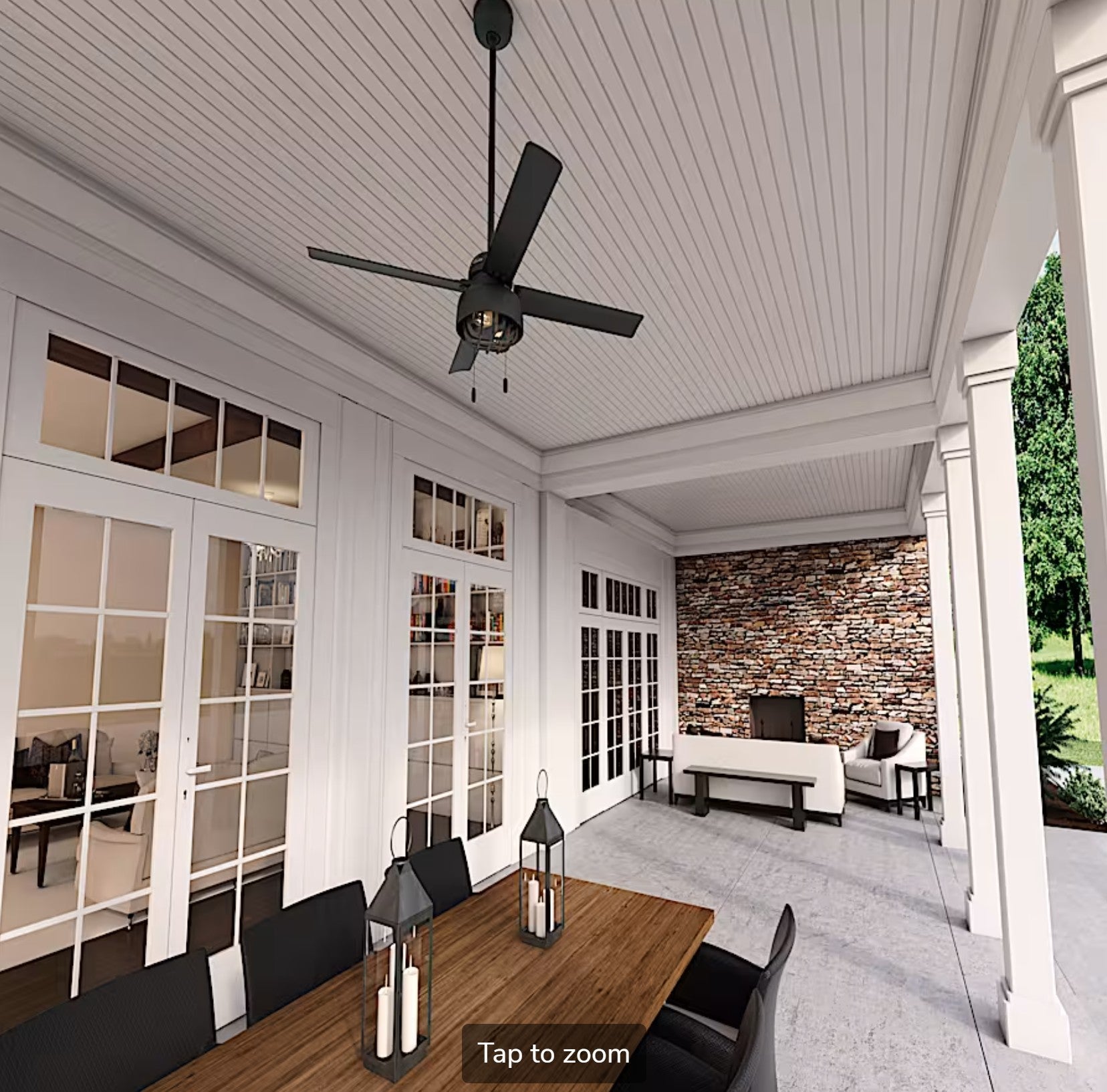 Spring Mill Outdoor with LED Light 52 inch - Sunzout Outdoor Spaces LLC