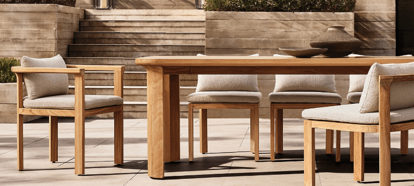 Tampa Collection - Premium Teak Outdoor Dining Set - Sunzout Outdoor Spaces LLC