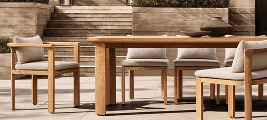 Tampa Collection - Premium Teak Outdoor Dining Set - Sunzout Outdoor Spaces LLC