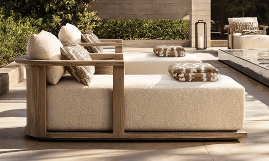 Tampa Collection - Premium Teak Outdoor Sun Lounger - Sunzout Outdoor Spaces LLC