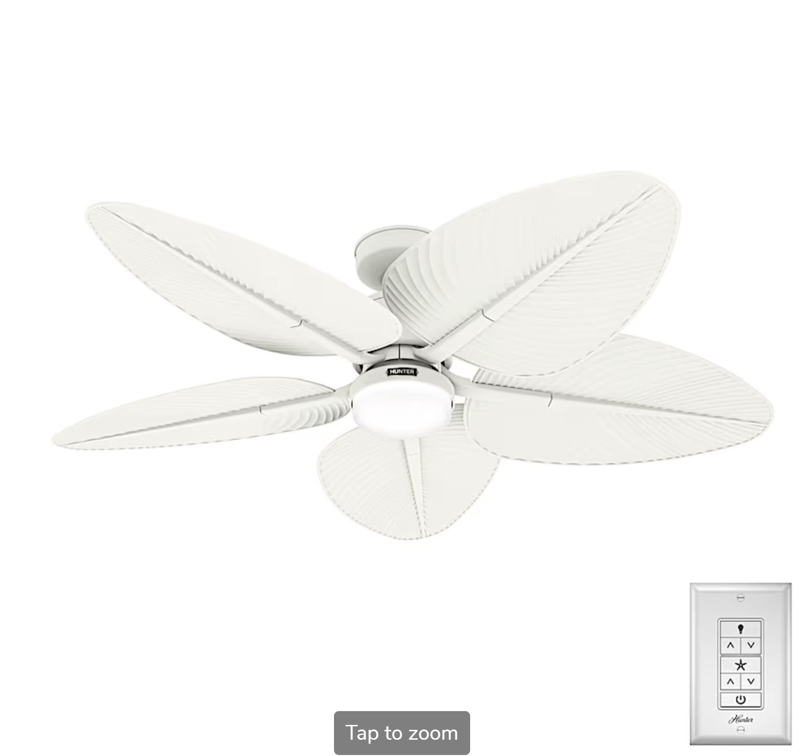 Tropic View Outdoor with LED Light 52 inch with Wall Control - Sunzout Outdoor Spaces LLC