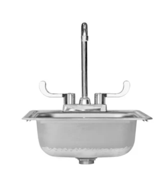 TrueFlame 15"x15" Drop - in Sink - TF - NK - 15D - Sunzout Outdoor Spaces LLC