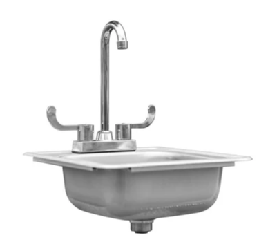 TrueFlame 15"x15" Drop - in Sink - TF - NK - 15D - Sunzout Outdoor Spaces LLC