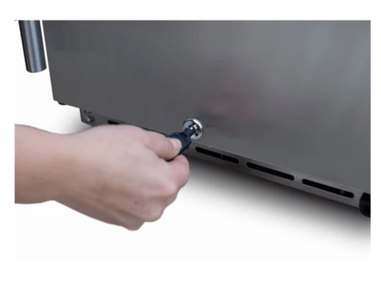 TrueFlame AMD 15" Outdoor Rated Fridge with Stainless Door - AMD - RFR - 15S - Sunzout Outdoor Spaces LLC