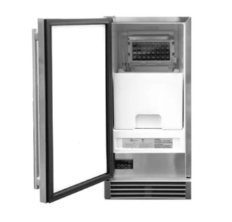 TrueFlame AMD 15" UL Outdoor Rated Nugget Ice Maker - 50 lb Capacity - AMD - IM - 15N - Sunzout Outdoor Spaces LLC