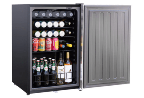 TrueFlame AMD 22" 4.1c Deluxe Outdoor Approved Fridge w/ Upgraded Stainless steel Door & Handle - AMD - RFR - 22 - Sunzout Outdoor Spaces LLC