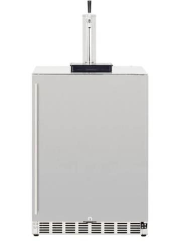 TrueFlame AMD 24" 6.6C Deluxe Outdoor Rated Kegerator - AMD - RFR - 24DK - P - Sunzout Outdoor Spaces LLC