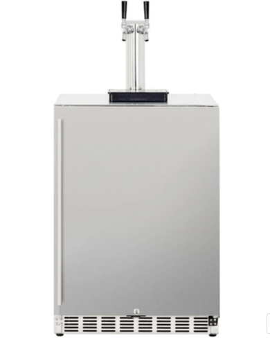 TrueFlame AMD 24" 6.6C Deluxe Outdoor Rated Kegerator - AMD - RFR - 24DK - P - Sunzout Outdoor Spaces LLC