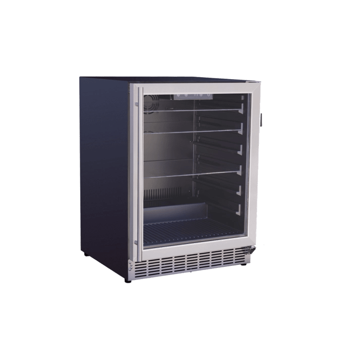TrueFlame AMD 24" Outdoor Refrigerator – Glass Door - Sunzout Outdoor Spaces LLC