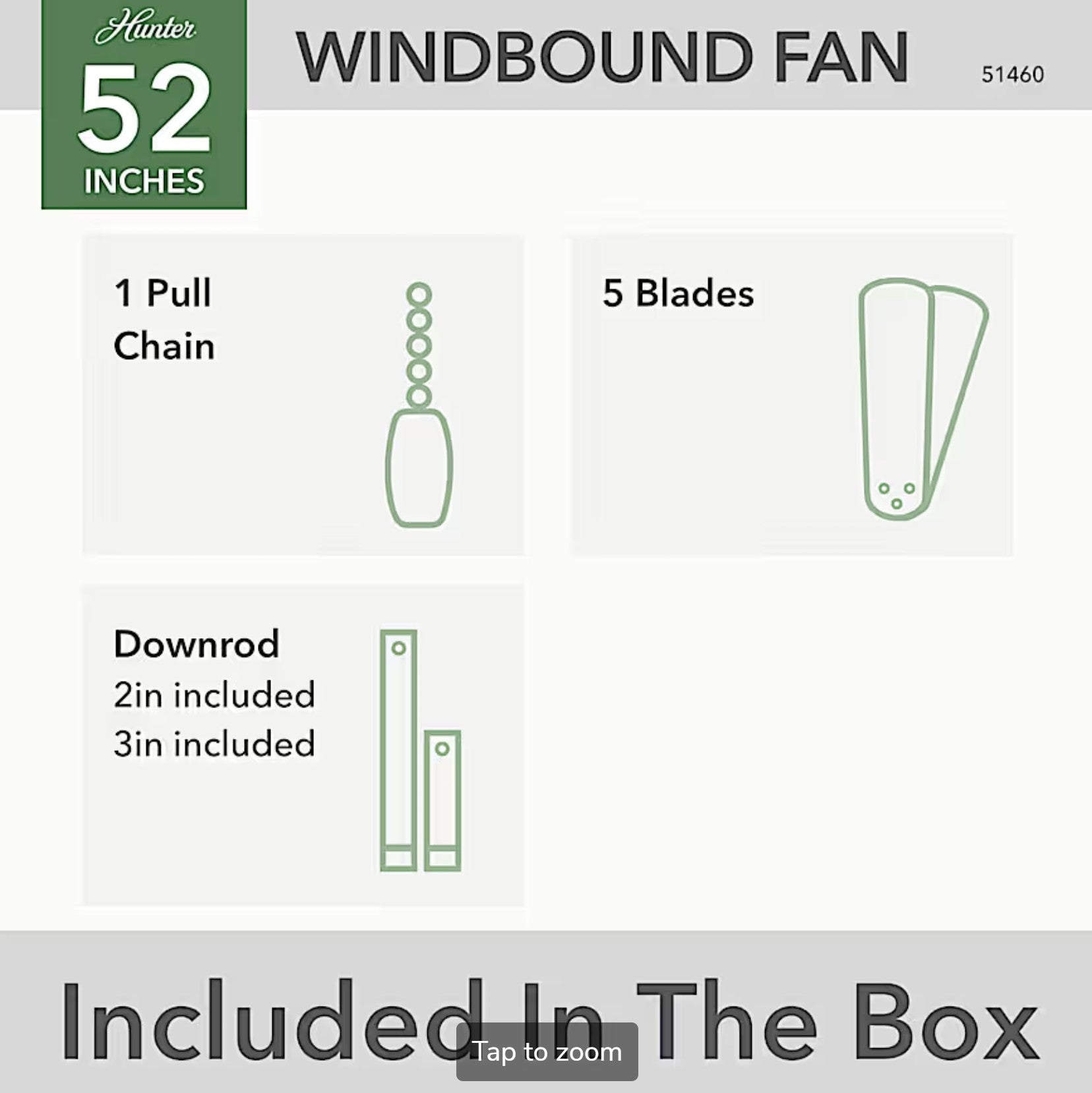 Windbound Outdoor 52 inch - Sunzout Outdoor Spaces LLC