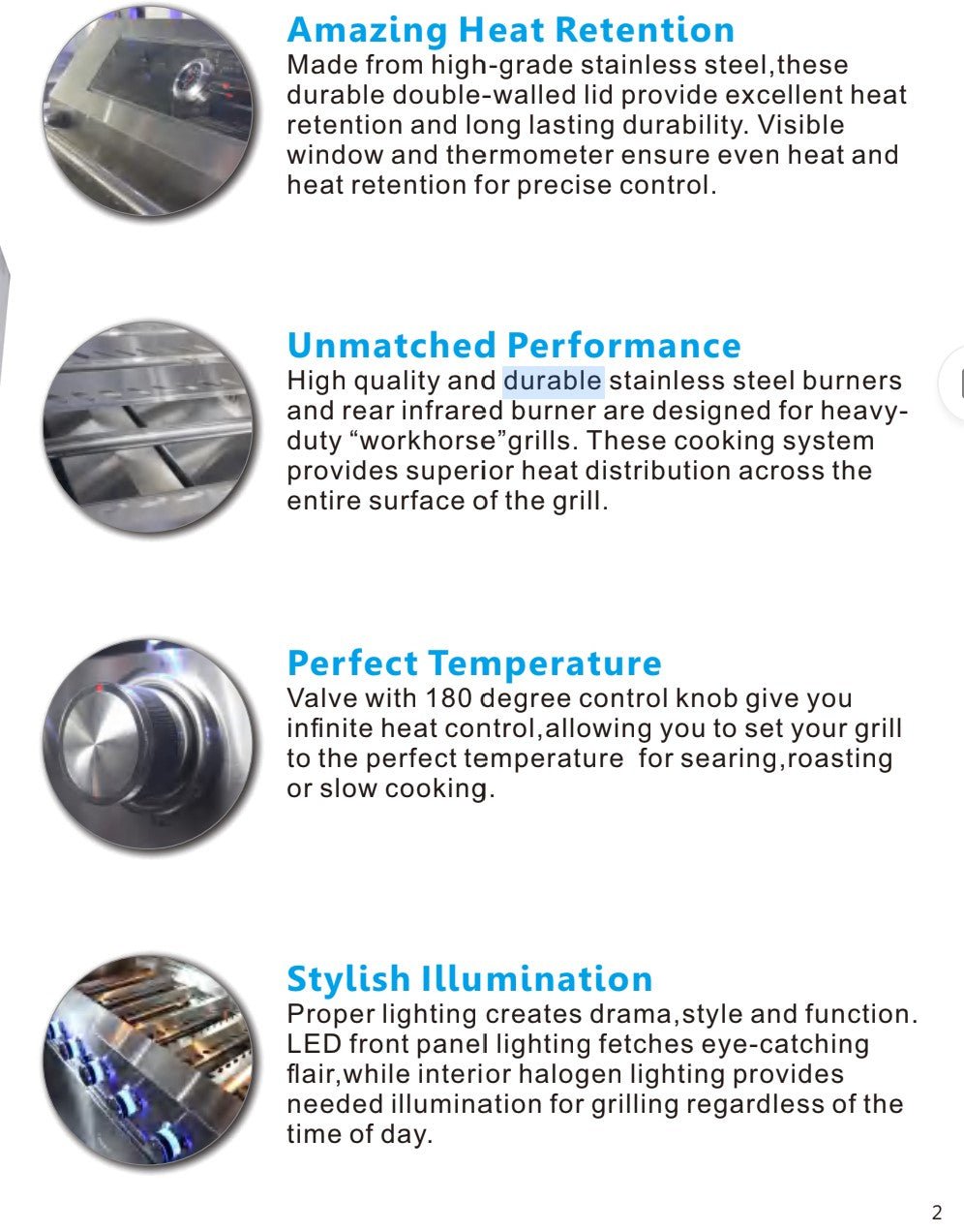 100.5 inch Stainless Steel Outdoor Kitchen with Grill, Rotisserie, Double Refrigerator, Modern Sink and Granite Countertop - Sunzout Outdoor Spaces LLC