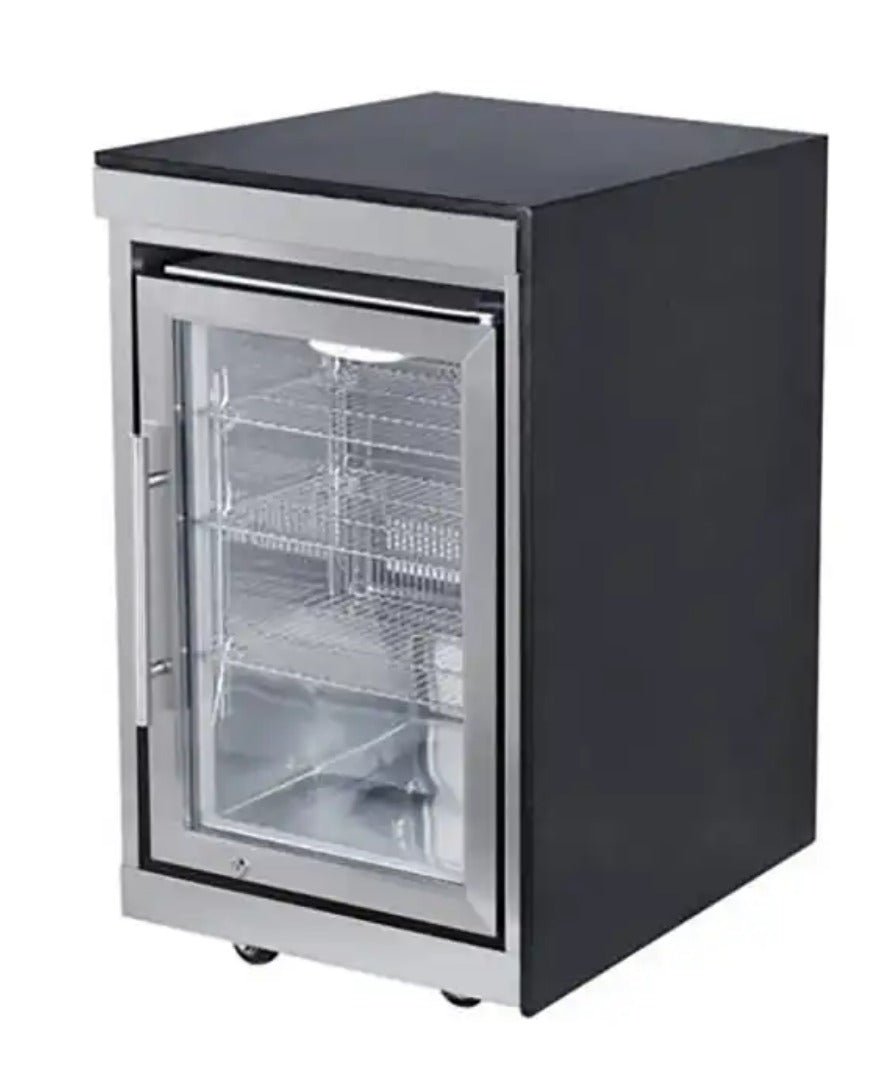 164 inch Black Charcoal Sunzout Designer Series Modular Outdoor Kitchen, 34 in 4 Burner Grill, Sink - Sunzout Outdoor Spaces LLC