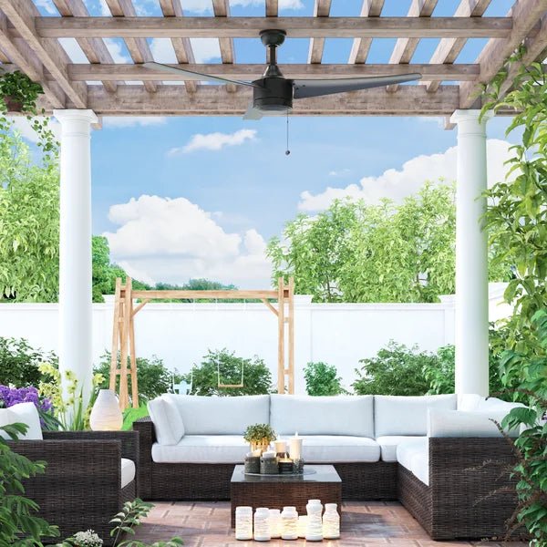 3 blade Outdoor pergola Fan, Patio Fan - Sunzout Outdoor Spaces LLC