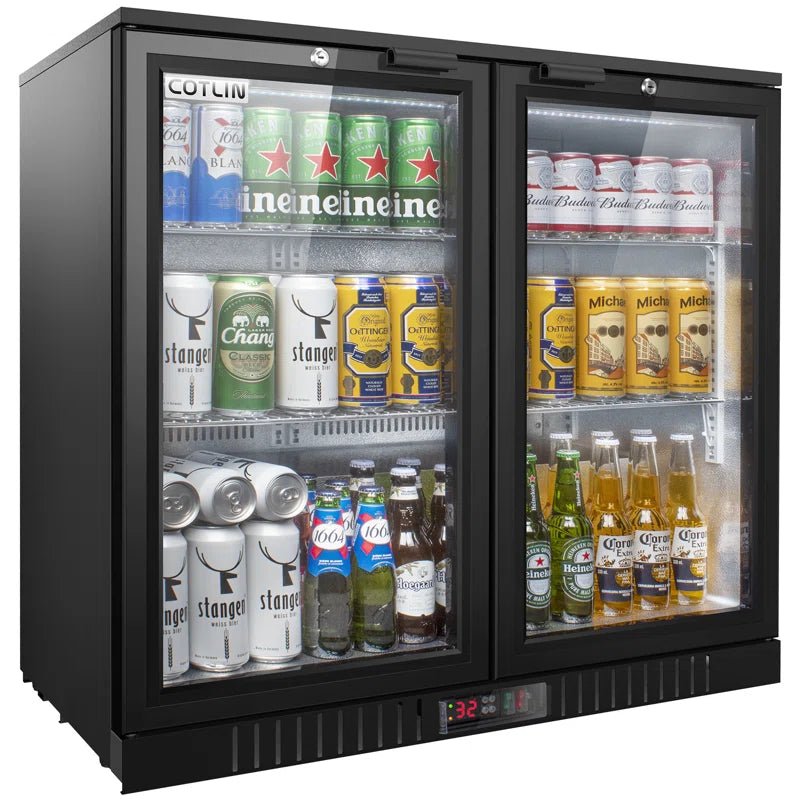 36 inch Under Counter Outdoor Double Door Refrigerator - Sunzout Outdoor Spaces LLC
