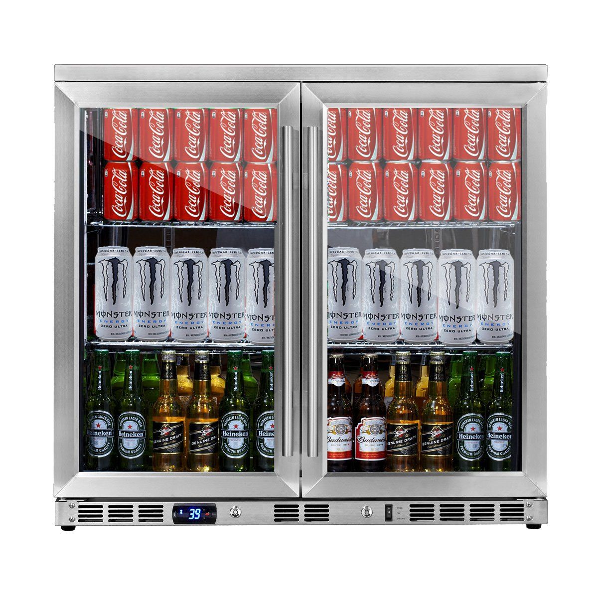 36 inch Under Counter Outdoor Double Door Refrigerator - Sunzout Outdoor Spaces LLC