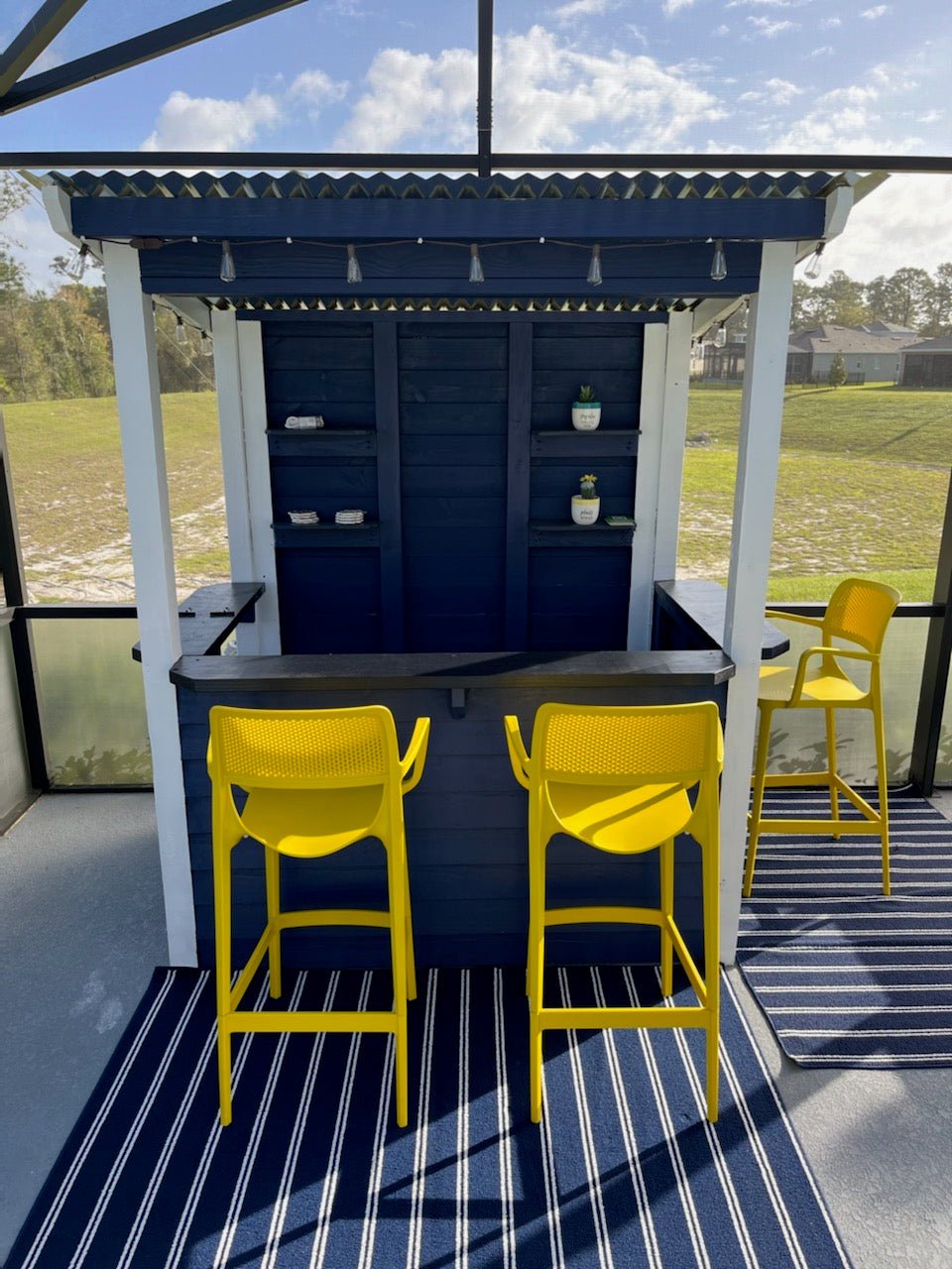 6 ft by 4 ft Ready to Finish Outdoor Bar by Taverns to Go - Sunzout Outdoor Spaces LLC
