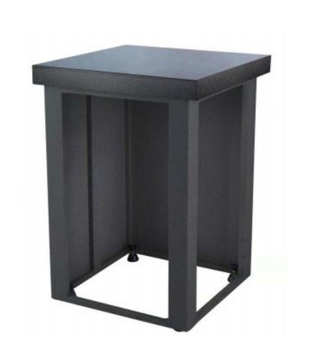 91" x 91" Sunzout Brand L Shape Outdoor Kitchen in Charcoal Grey with 5 Burner Grill, Side Burner, Sink and Double Refrigerator - Sunzout Outdoor Spaces LLC