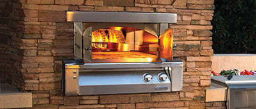 Alfresco 30-Inch Built-In Natural Gas Outdoor Pizza Oven Plus - AXE-PZA-BI-NG - Sunzout Outdoor Spaces LLC