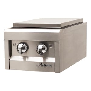 Artisan Professional Built-In Propane Gas Dual Side Burner - ARTP-SB2-LP - Sunzout Outdoor Spaces LLC